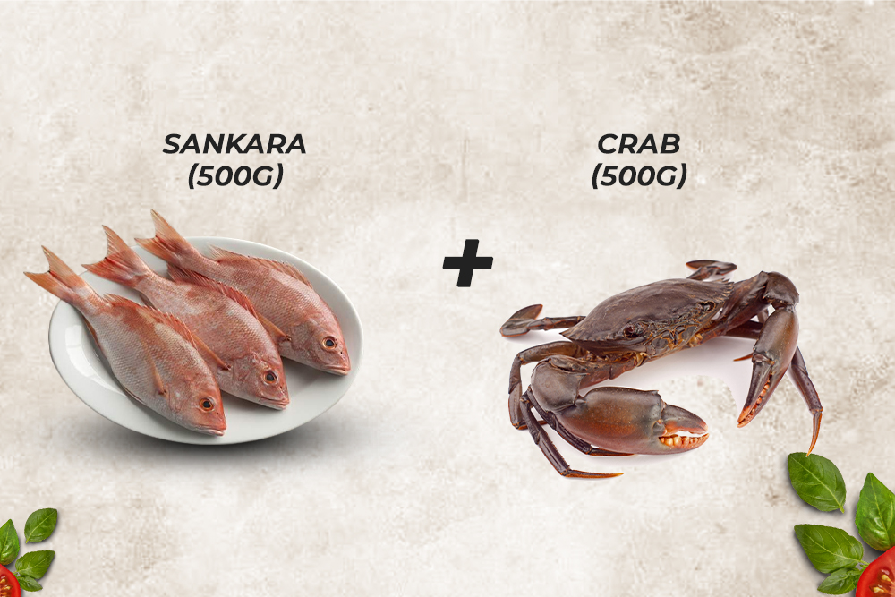 Sankara Small (1kg) + Crab (1kg)